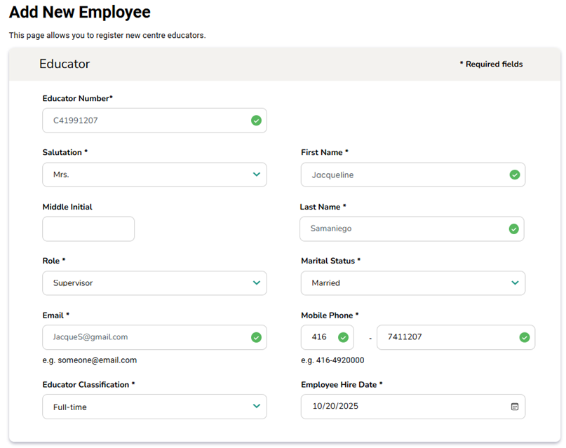 How to add a New Employee?